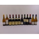 A quantity of white and red wine to include Burgundy, Bordeaux, Chablis, Chardonnay and