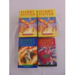 J.K.Rowling Harry Potter hardbound volumes with dust jackets, The Order of the Phoenix, The Half-