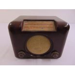 A Bakelite Bush radio Type D.A.C. 90A circa 1930