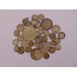 A quantity of pre 47 silver coins