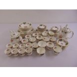 Royal Albert Berkeley dinner, tea and coffee set to include plates, bowls, cups, saucers, coffee pot