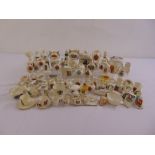 A quantity of crested china to include Goss, Arcadian and Victoria china (74)