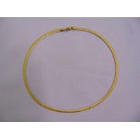9ct yellow gold fancy link necklace, approx total weight 8.5g