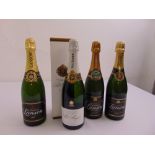 A quantity of champagne to include Pol Roger reserve in original packaging and three Lanson Black