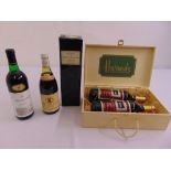 A quantity of alcohol to include Moet and Chandon champagne, Cotes du Rhone, Riesling and Harrods