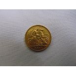 1907 gold half Sovereign