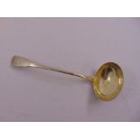 A George III silver fiddle pattern soup ladle, London 1807 by Eley and Fearn
