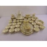 Minton Henley pattern dinner service for 12 place settings to include plates, bowls, cups,