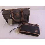 Dunhill holdall and a rectangular toiletry bag
