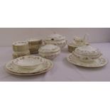 Wedgwood Mirabelle bone china dinner service for ten place settings to include plates, bowls,