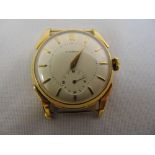 18ct yellow gold gentlemans wristwatch, approx total weight 24.7g