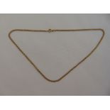 9ct gold chain approx total weight 4.9g