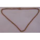 9ct yellow gold fancy link necklace, approx total weight 24.4g