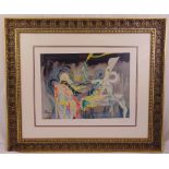Salvador Dali framed and glazed polychromatic serigraph titled Fifty Five, limited edition 276/2751,