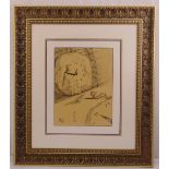 Salvador Dali framed and glazed mono serigraph titled Fifty, limited edition 276/2751, 40.5 x 30cm