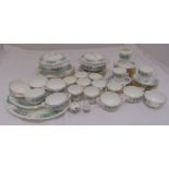Coalport Revelry-Adam Green dinner service to include plates, tureens and covers, soup bowls, cups