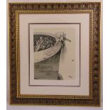 Salvador Dali framed and glazed serigraph titled Seventy Five, limited edition 276/2751, 43 x 35cm