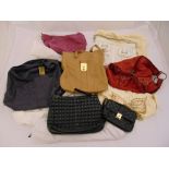 A quantity of ladies handbags to include Jaeger, Furla, Tabitha and Kipling (7)