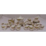 Royal Standard teaset to include plates, cups, saucers, teapot and milk jugs (55)