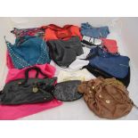 A quantity of ladies fashion handbags to include Tabitha and Kipling (11)