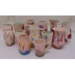 A quantity of Radford porcelain vases and jugs of various from and shape (13)