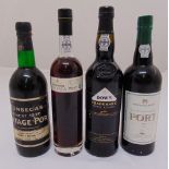 A quantity of port to include Fonsecas 1976 vintage, Warres Otima 10 year old tawny port, Dows