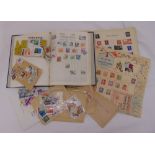 A quantity of GB and foreign stamps, some in albums