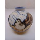 Moorcroft squat vase decorated by Vicky Lovatt, marks to the base, 11cm (h)