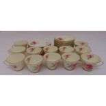 Royal Doulton June teaset to include cups, saucers and plates (36)