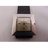 Vacheron and Constantin ladies wristwatch 6596 white gold circa 1950 on replacement leather strap,