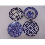 Four 19th century Bloor Derby cabinet plates