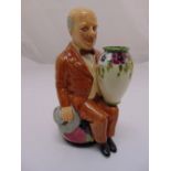 Kevin Francis ceramics William Moorcroft character jug limited edition 176/350, 22cm (h)