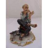 Capodimonte figurine The Bachelor signed Tosa, to include COA, 24cm (h)