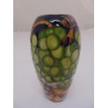 Moorcroft Vineyard design vase decorated by Emma Bossons, marks to the base, 19cm (h)