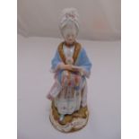 Meissen 19th century figurine The Race Goers Companion, marks to the base, 20cm (h)