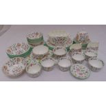 Minton Haddon Hall breakfast set for six place settings to include plates, bowls, cups, saucers,