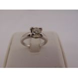 18ct white gold diamond dress ring, approx total weight 4.6g