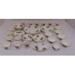 Royal Albert Highland Thistle design dinner service for six place settings to include plate,