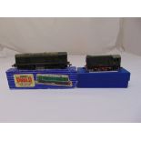 Hornby Dublo L30 1,000 B.H.P. Bo-Bo diesel locomotive and Hornby Dublo D3302 shunter