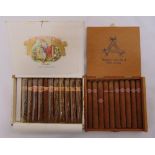 Two boxes of Cuban cigars to include Romeo y Julieta and Monte Cristo