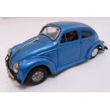 Japanese 1950s tinplate model of a VW Beetle