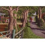 Simon Palmer, screen print, the sisters went their separate ways, signed in pencil, no. 146/350,