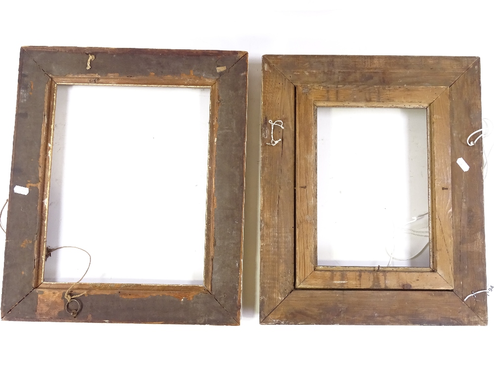 2 gilt-gesso frames, rebate size 12" x 14" - Image 4 of 4