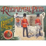 Edgar Holloway, original watercolour book illustration, Regimental Pets of the British Army, signed,