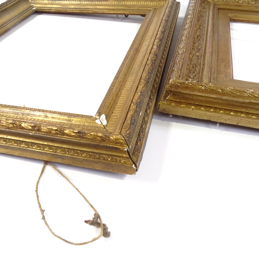 2 gilt-gesso frames, rebate size 12" x 14" - Image 3 of 4