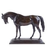 Alexander Phimister Proctor (American - 1862 - 1950), bronze sculpture, Arabian stallion, length