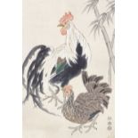 2 Japanese colour woodblock prints