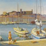 Eric Bruce McKay (1907 - 1989), oil on canvas, Le Port de Cannes, signed, title verso, 24" x 36",