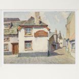John Heseldin, watercolour, the Sloop Inn St Ives, signed, 6.5" x 9", framed