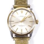 ROLEX - a stainless steel Oyster Perpetual automatic wristwatch, circa 1963, ref. 1002, silvered